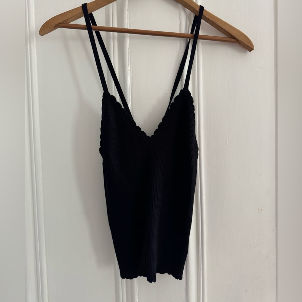 H&M Black Camisole Top with Timeless Elegance